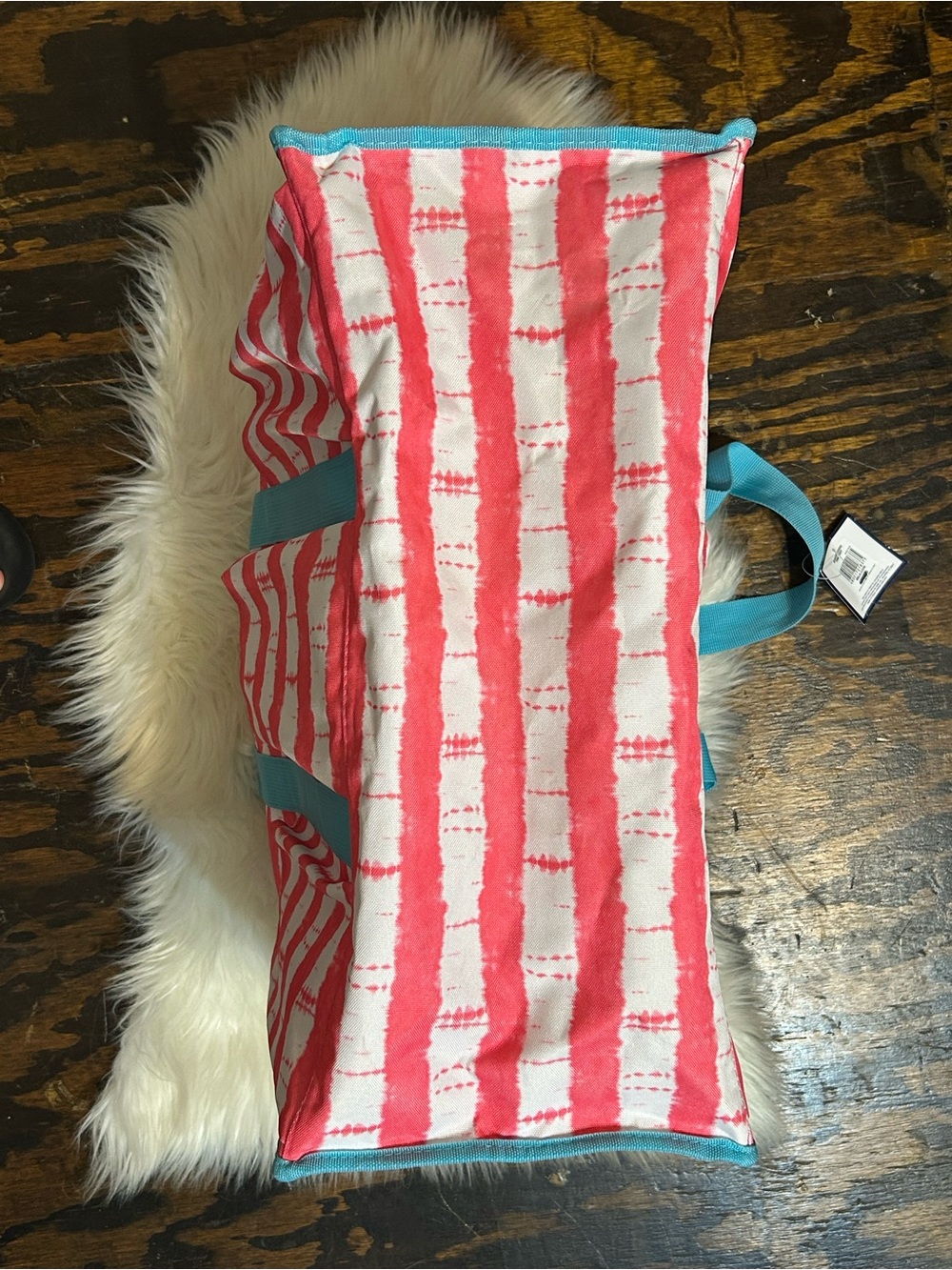 Crown & Ivy Pink Tie Dye Beach Bag - Picture 11 of 11